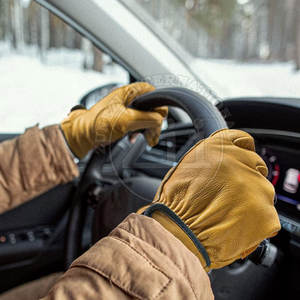 Gants de travail en cuir texturé à usage général, résistants à la chaleur, anti-coupure, imperméables, tailles et couleurs personnalisables - Product Image 4