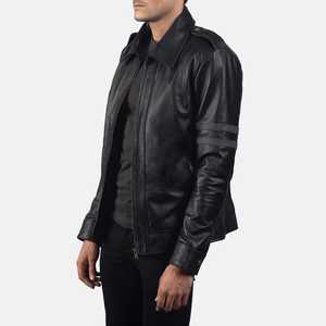 Chaquetas de Cuero Clásicas y Sencillas con Cierre para Hombre, Nueva Llegada, Chaquetas de Cuero para Hombre de Invierno, Chaqueta de Cuero con Color Personalizado - Product Image 6