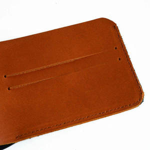 Portefeuille de voyage minimaliste pour homme de haute qualité, court, en similicuir PU, avec fermeture ouverte moderne, design personnalisé - Product Image 5