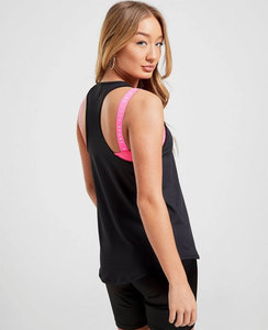 Venta al por mayor de camisas deportivas sin mangas transpirables de diseño personalizado cuello cuadrado de compresión mujeres Halter deporte gimnasio entrenamiento Crop Tank Top - Product Image 3