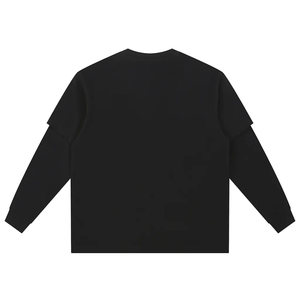 <b>Men</b> Women Acid Wash Crewneck Sweatshirt Oversized Vintage Streetwear Custom Logo Printing OEM ODM - Product Image 6