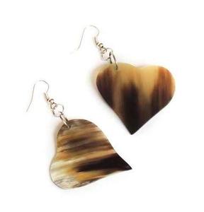 Handcrafted Natural Horn Earrings Sustainable Lightweight <b>Fashion</b> <b>Jewelry</b> Women by Madiha Art And Craft - Product Image 2