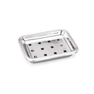 Wall Mounted Stainless Steel Soap Dish Slotted <b>Brushed</b> Metal Bar Soap Holder Modern Bathroom Hardware Shelf - Product Image 2