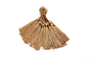 Dark Gold Faux Silk Tassel <b>Bookmark</b> Long Resin Supplies with Frilly Craft Tassels <b>Bookmarks</b> and Tassel Fringe - Product Image 2