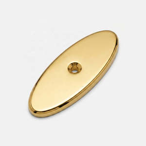 Poignées de meubles classiques en laiton massif brossé, finition dorée, design minimaliste, pour la maison, le bureau, le salon, la commode - Product Image 3