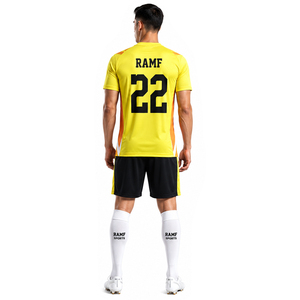 Customized Logo Sublimation Breathable Polyester T-Shirt Sports Jersey Breathable Football Club <b>Soccer</b> Clothing Silk Screen - Product Image 3