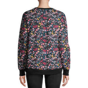 Sweat-shirt pull-over oversize tendance personnalisable pour femme, imprimé sur le devant, en molleton polyester/coton, long, pour l'hiver - Product Image 5