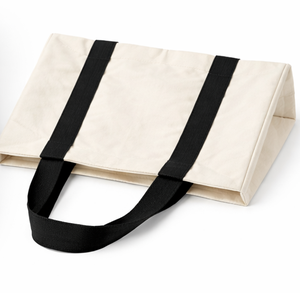 Bolsa de compras de lona de algodón ecológica, grande, personalizada con su logotipo, ideal para la playa, regalos o compras. - Product Image 5