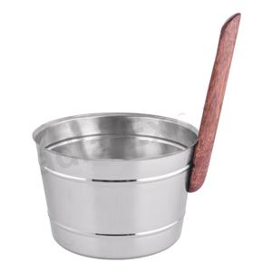 Sona Bucket Hotel & Restaurant Supplies Premium Food Server Cubo Mango de madera - Product Image 1
