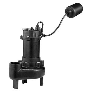 Pompa sommergibile automatica per acque reflue/effluenti da 1 HP, 5200 GPH, con scarico NPT da 2 pollici in ghisa e interruttore a galleggiante con cavo. - Product Image 4
