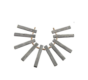 Collier en corne de buffle naturelle fait main, tendance et écologique, bijoux modernes et élégants d'Inde - Product Image 5