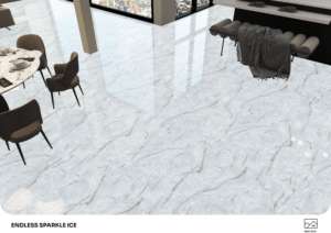 Carreaux de porcelaine brillants élégants pour l'exportation, taille 600x1200, grands carreaux pour les intérieurs de maisons et de bureaux - Product Image 2