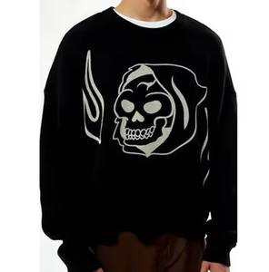 Sudaderas Personalizadas al por Mayor con Logotipo en Relieve para Hombre, Otoño, 100% Algodón, Impresión Serigráfica, Bordado 3D - Product Image 4