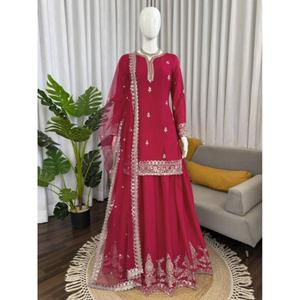 Step into effortless <b>charm</b> with our exclusive 3-piece set crafted for comfort <b>stitched</b> with grace - Product Image 1