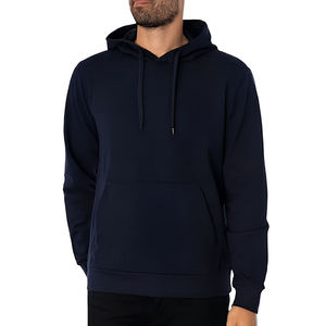 Sweat-shirts pour hommes respirants d'hiver au style unique, en tissu polaire léger, à manches longues, couleur unie, avec poche, logo personnalisé, vente en gros - Product Image 1
