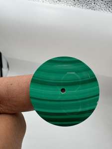 Esfera de Reloj de Piedra Malaquita Natural de 28.5mm, Esfera de Piedra Preciosa Verde para Movimiento Automático NH35, Personalización OEM - Product Image 6