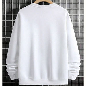 เสื้อสเวตเชิ้ตออกแบบเอง บริการ OEM คุณภาพสูง เสื้อสเวตเชิ้ตคอกลมผ้าฟลีซคุณภาพสูงสำหรับผู้ชาย เสื้อสเวตเชิ้ตแบบปกติสั่งทำได้ - Product Image 6
