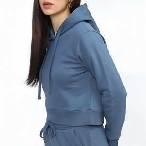 Hot Sale Luxury Style Good Quality Women <b>Crop</b> <b>Top</b> Hoodie Quick Dry Custom Size & Color Street Wear Women <b>Crop</b> <b>Top</b> <b>Hoodies</b> - Product Image 3