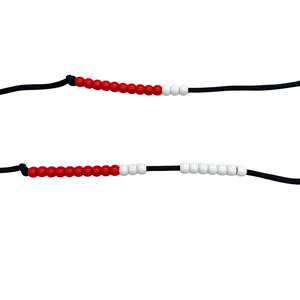Perles mathématiques Montessori rouges et blanches, chaîne de perles de comptage, jouet mathématique, vente en gros OEM - Product Image 5