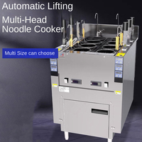 Nouvelle Cuiseuse à Nouilles Commerciale Automatique Multi-Têtes 12KW – Équipement de Cuisson Rapide pour Pâtes, Idéal pour Cantines et Restaurants Rapides