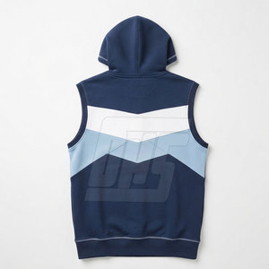 Training <b>Men</b> <b>Sleeveless</b> Hoodies Custom Lightweight Hooded <b>Pullover</b> For Gym Fitness Running Outdoor Workout Sportswear - Product Image 2