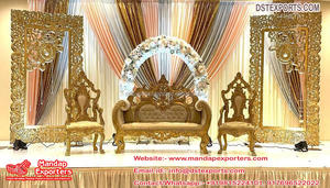 ฮินดูของตกแต่งเวทีงานแต่งงาน,ของตกแต่งเวทีงานแต่งงานแบบเอเชียการแต่งงานการต้อนรับการแต่งงาน - Product Image 4