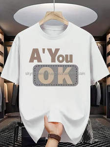 T-shirt décontracté pour homme sur mesure de haute qualité, 100 % coton, séchage rapide, anti-plis et respirant, taille personnalisable, nouvelle arrivée - Product Image 4