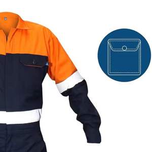 Combinaisons de travail en coton avec logo personnalisé, vêtements de travail durables pour les ouvriers d'usine - Product Image 5