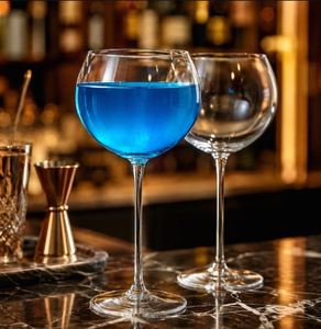 Verre borosilicate artisanal de luxe pour pina colada, mojito, cocktails et boissons sans alcool, prix de gros auprès du fabricant - Product Image 2