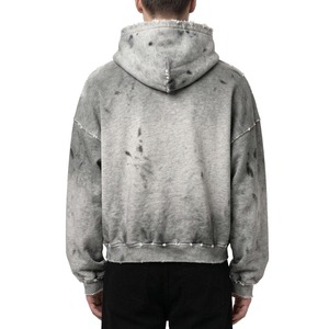 Sudadera con capucha extragrande para hombre, corte regular, algodón, felpa francesa, con bolsillo, para otoño. - Product Image 2