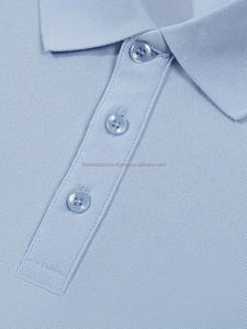 OEM al por mayor 65% algodón 35% poliéster manga larga hombres Polo camisetas personalizadas polos, hombres polos camisas - Product Image 2