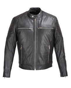 Chaquetas de Cuero para Hombre al por Mayor, Chaqueta de Cuero de Invierno a la Moda, Cortavientos, Ajustada, Cómoda y Transpirable - Product Image 3