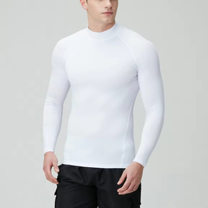 OEM Custom Logo Men's Long Sleeve MMA Gym Rashguard <b>Compression</b> <b>Shirt</b> Printed Polyester Sublimation Wholesale Rash Guard - Product Image 3