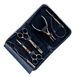 Juego de Herramientas de Maquillaje para Extensiones de Cabello de Alta Calidad con Pinzas Profesionales, Tijeras, Kit de Eliminación de Extensiones de Cabello, Acero Inoxidable, Salón de Belleza - Product Image 4
