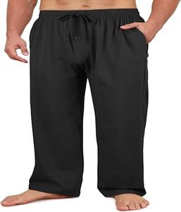 <b>High</b> Quality <b>Elastic</b> <b>Waist</b> Drawstring Casual Wear Classic Fit Lightweight Straight Printed Men's <b>Trouser</b> Pants - Product Image 1