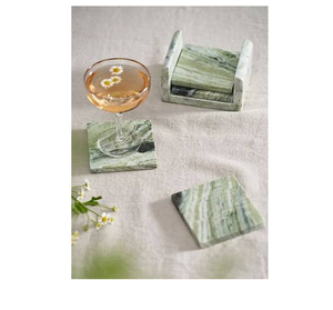 Hexagon Stone <b>Coaster</b> <b>Drink</b> Cover Stone Marble <b>Coaster</b> 10 Mm Thickness 300 Mm Diameter Mats Pads <b>Coaster</b> - Product Image 3