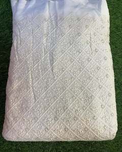 High Quality <b>Sequin</b> Embroidery Fabric 3D Floral Lace Fabric for Evening Dress Wedding Gown Garment - Product Image 2