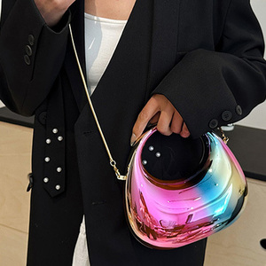 Bolsos bandolera de acrílico para mujer, de verano, con cadena, bolsos de diseño de acrílico a la moda, de marcas famosas, mini bolso cruzado para damas. - Product Image 5