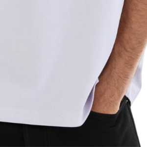 เสื้อยืดคอตตอนโอเวอร์ไซส์ คอกลม แขนสั้น สวมใส่สบายๆ สำหรับทุกวัน รับทำโลโก้ตามสั่ง รับผลิตแบบ OEM ODM ขายส่ง - Product Image 6