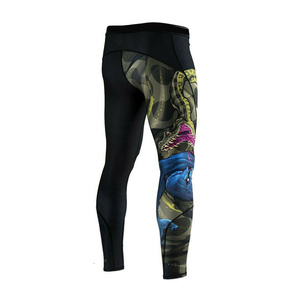Leggings Deportivos Transpirables para Hombre de Alta Calidad a Precio de Mayoreo RTS, Color Personalizado, Impresión Digital, Leggings de Running Ajustados AS-ML-509 - Product Image 4