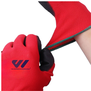 Polyester Knit Nitrile PU Coated Safety <b>Gloves</b> Breathable Lightweight Work <b>Gloves</b> for Industrial Automotive and Daily Tasks - Product Image 4