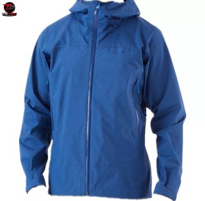 <b>Mens</b> Softshell Waterproof Puffer Jacket Sporty Hooded Quick Dry Breathable Polyester <b>Raincoat</b> Outdoor Travel Coat - Product Image 1