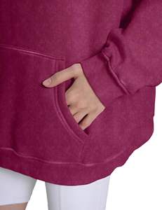 Sudaderas Unisex con Diseño Moderno, Lavado Ácido, Estilo Urbano de Invierno, Personalizables al por Mayor, de Forro Polar Ecológico - Product Image 6