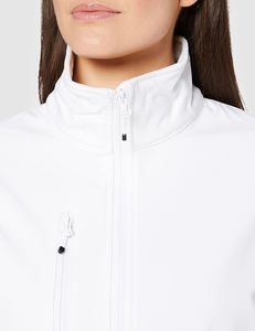 Veste bomber en toile imperméable pour femme IRSA SPORTS, coupe ajustée, col et poignets côtelés, coupe-vent, décontractée, 100% coton. - Product Image 3