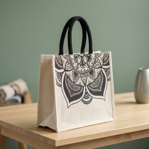 Handmade Jute Return <b>Gift</b> <b>Bag</b> with Durable Handles Eco Friendly Party Favor Wedding <b>Gift</b> Packaging Tote <b>Bag</b> - Product Image 1