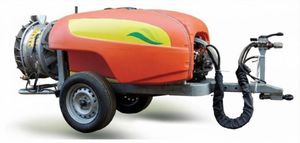Pulvérisateur à assistance pneumatique 600 L avec double ventilateur et boîte de vitesses pour pulvérisation de pesticides dans les vergers, les arbres fruitiers et les jardins, usage agricole - Product Image 1