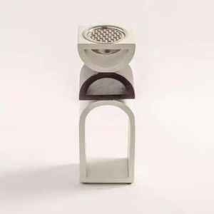 Quemador de incienso metálico Bakhoor, soporte para incienso árabe Oud, quemador de aromaterapia, decoración para el hogar con fragancia. - Product Image 1