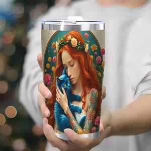 Stainless Steel Tumbler 20oz Vacuum <b>Insulated</b> Reusable Drink <b>Cup</b> For Home Office Car Use - Product Image 3