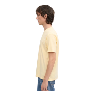 T-shirt uni à col rond et manches courtes pour homme, coupe droite classique, devant uni, en jersey, pour usage quotidien, personnalisable, OEM, vente en gros, directement de l'usine - Product Image 1