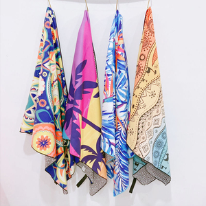 Serviettes de plage en coton de luxe de haute qualité, séchage rapide, sans sable, prix de gros, serviettes de bain en microfibre personnalisées - Product Image 4